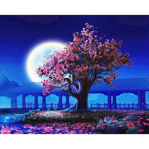 Romantic Moon Landscape