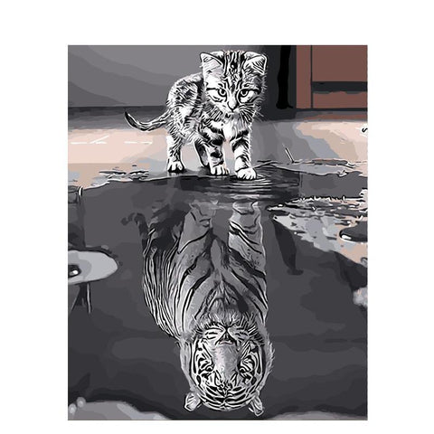 Mirror Kitty Animal